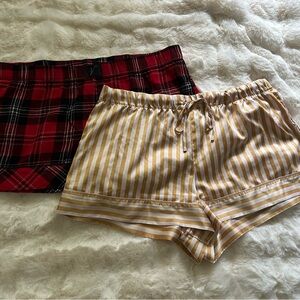 2 Victorias Secret PJ Shorts